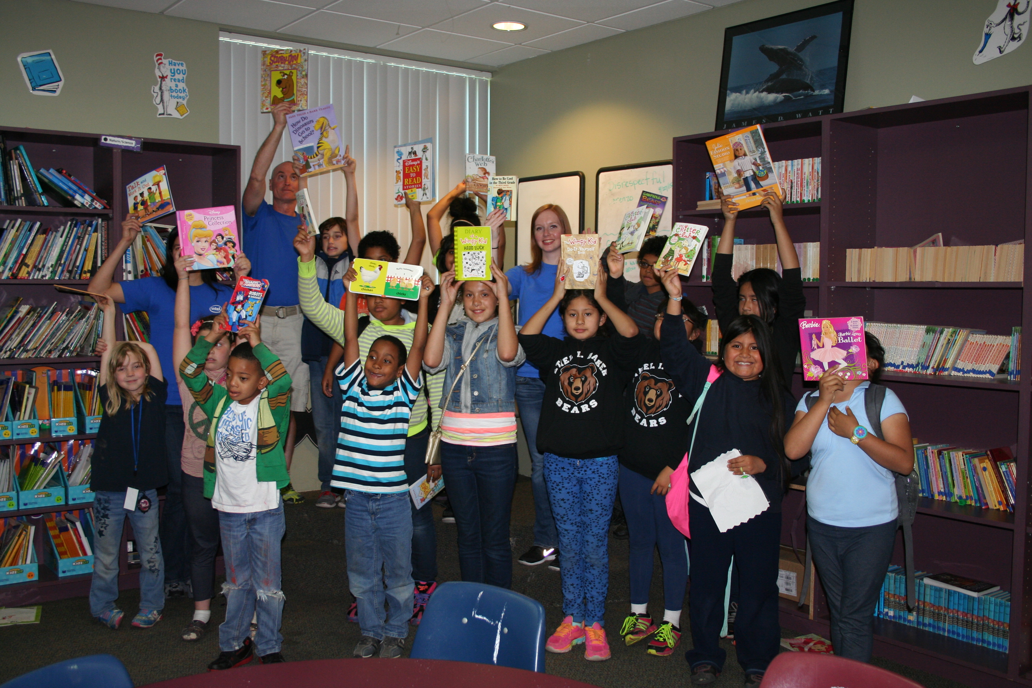 Intel Folsom donates books to Boys and Girls Clubs of Greater Sacramento