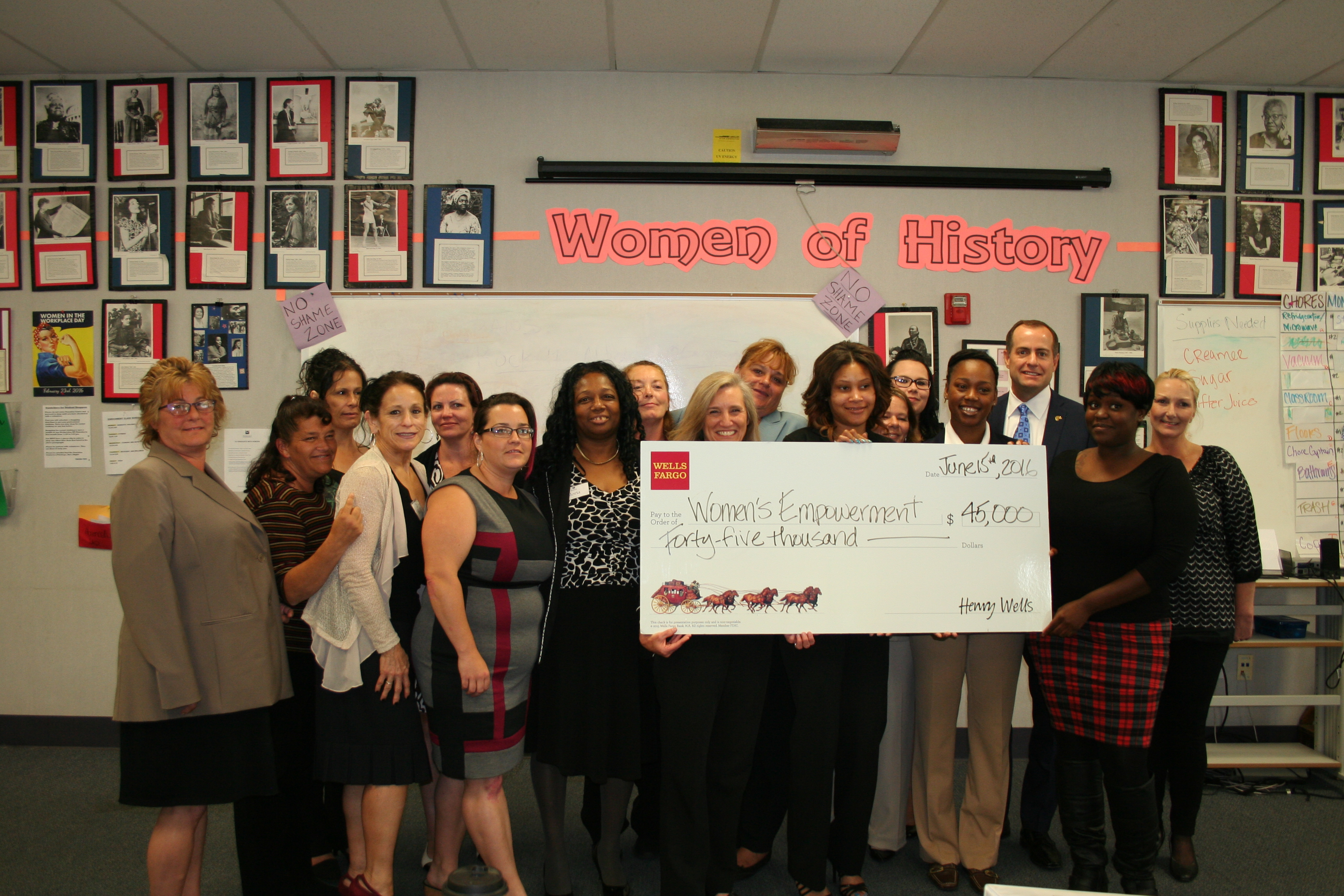 Women’s Empowerment Receives $45K From Wells Fargo