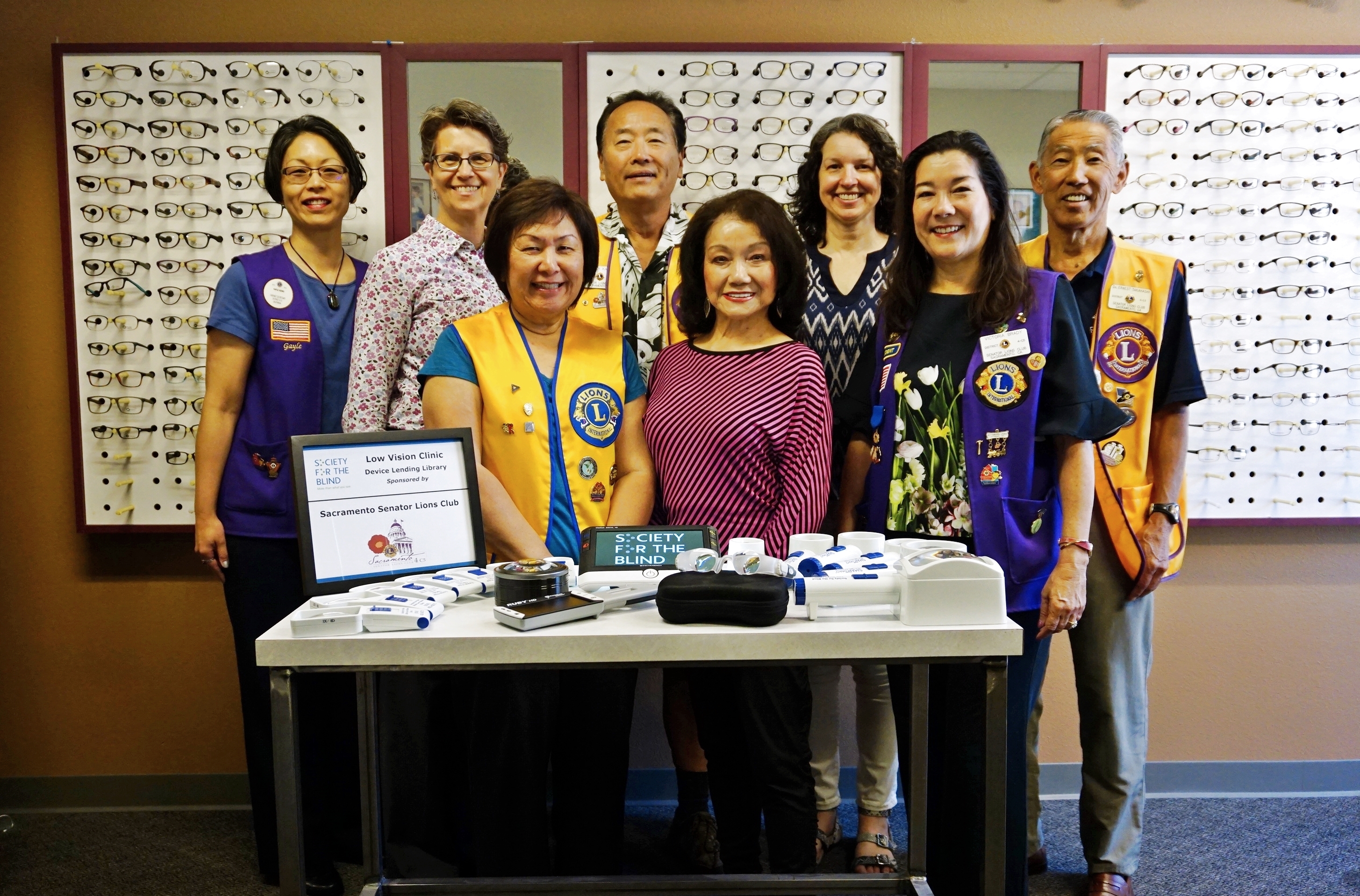 Society for the Blind Receives $10K from Senator Lions Club for Device Lending Library