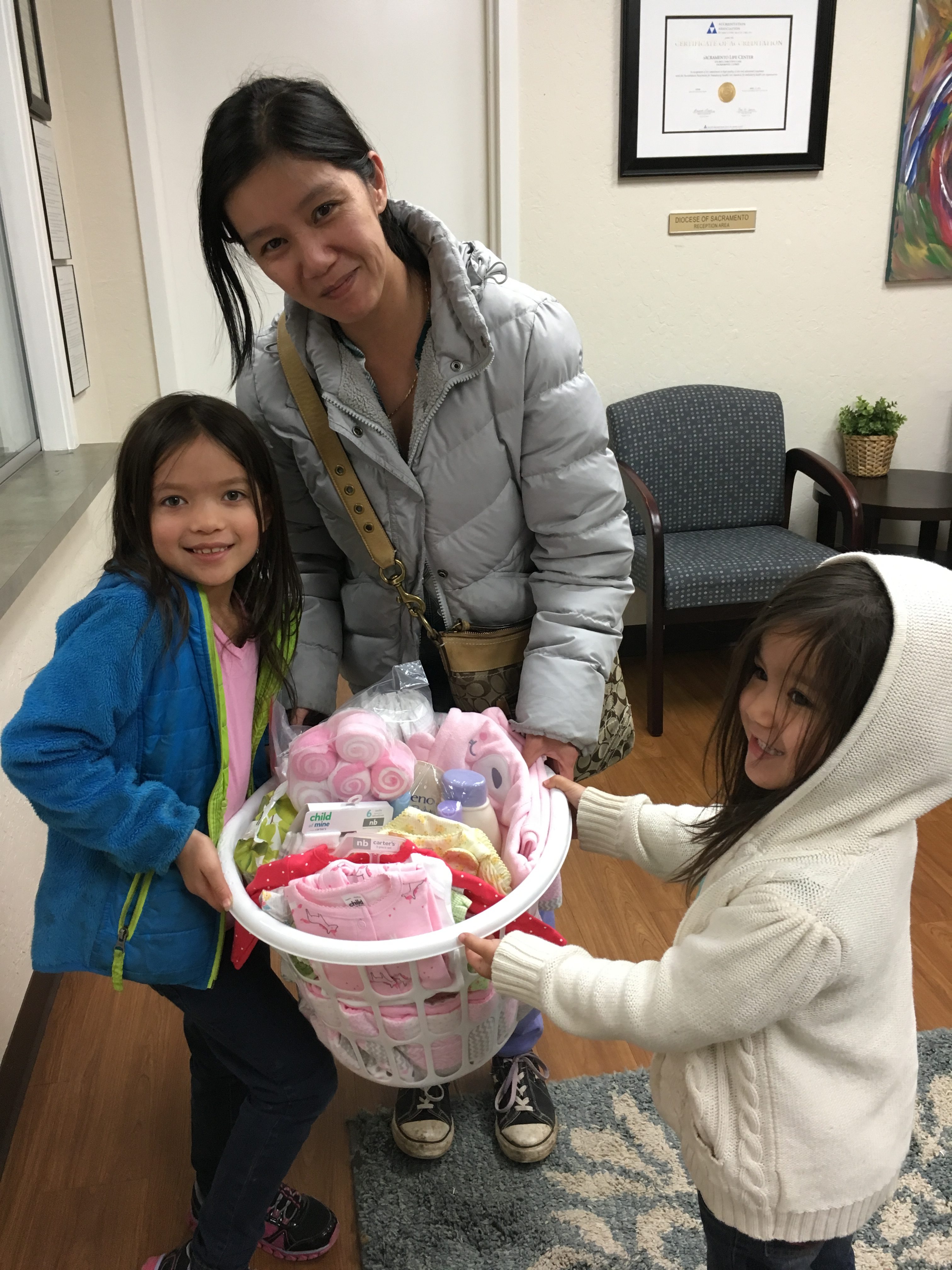 Baby Basket Drive Raises $16K for Sacramento Life Center