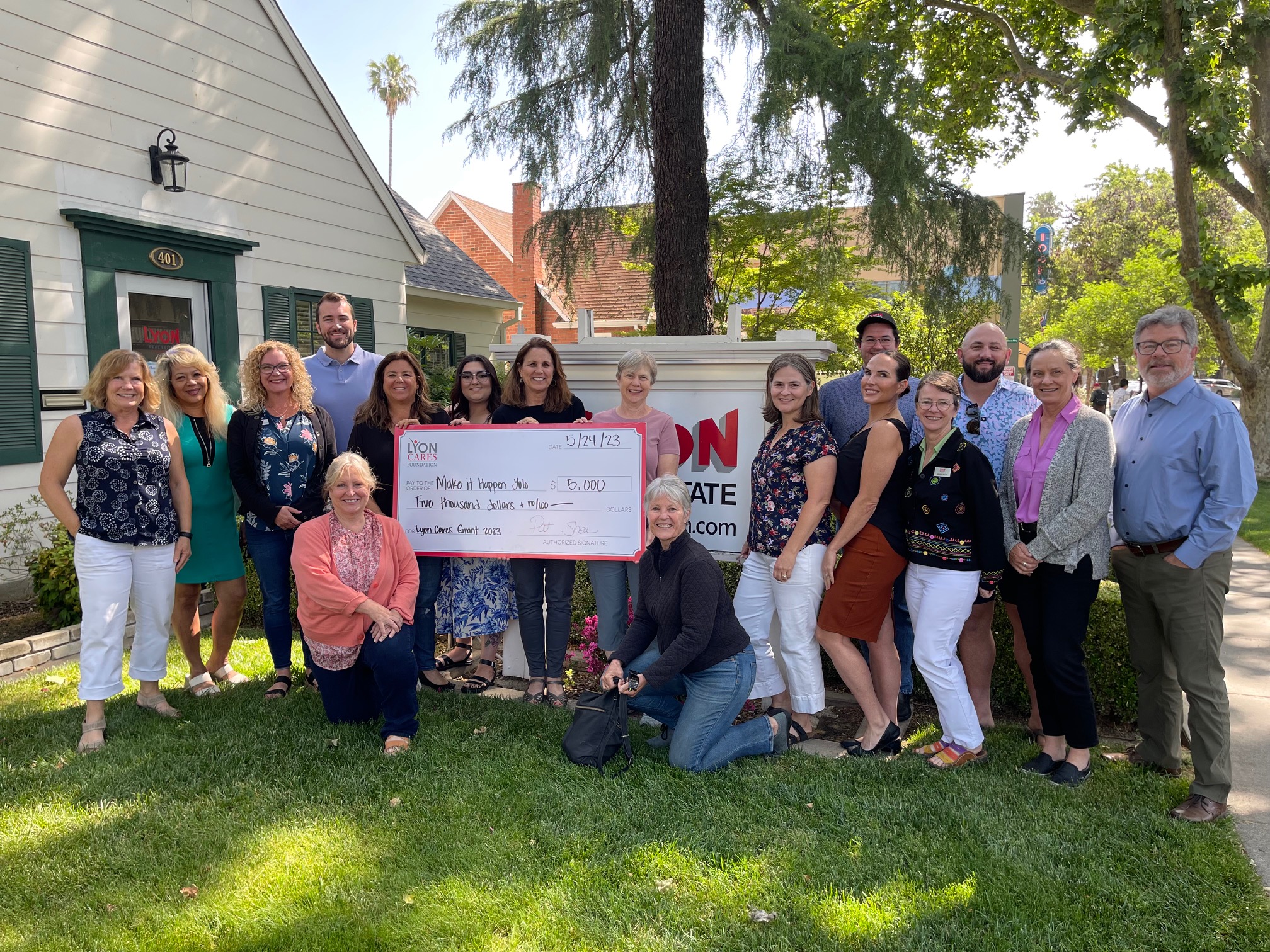 Make It Happen Receives $5K from Lyon Cares